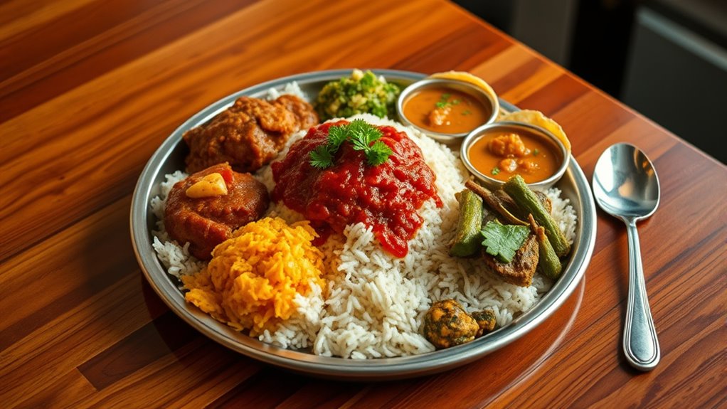 balanced cultural nourishing meal