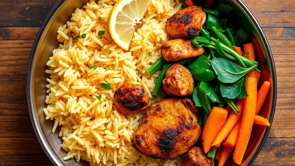 balanced nutrients and presentation