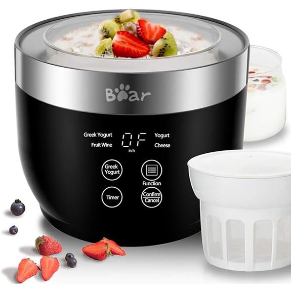 Bear Yogurt Maker with Strainer and Timer