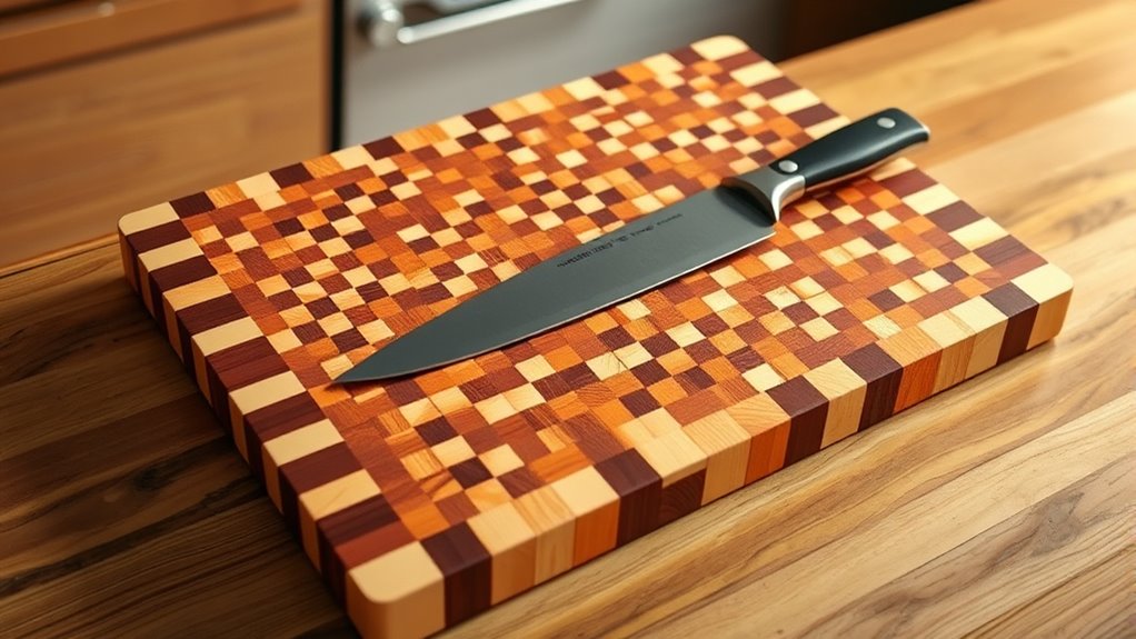 big knife friendly board features