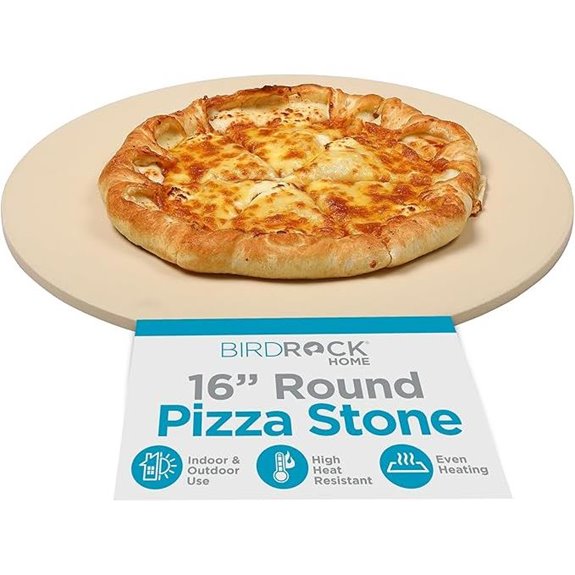 BirdRock 16 Cordierite Pizza Stone for Oven & Grill