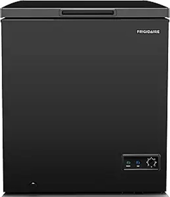 FRIGIDAIRE 5.0 Cu. Ft. Black Chest Freezer