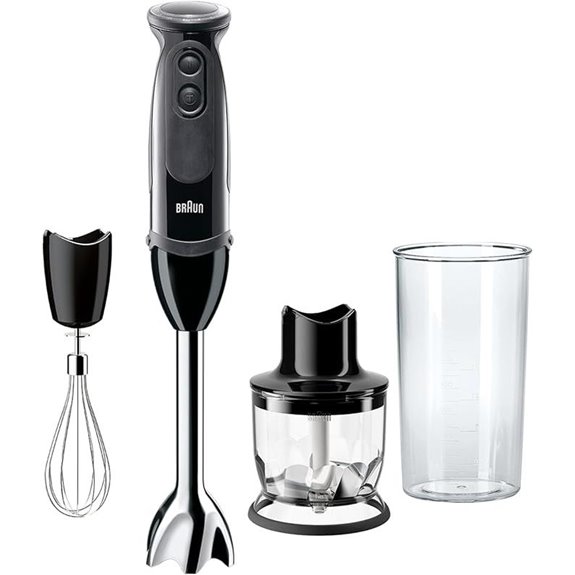 Braun MQ5025 Hand Blender Multiquick Vario MQ5025 Black