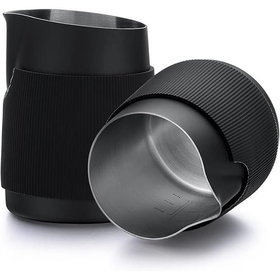 Normcore Handleless Milk Pitcher 15.2 oz Black