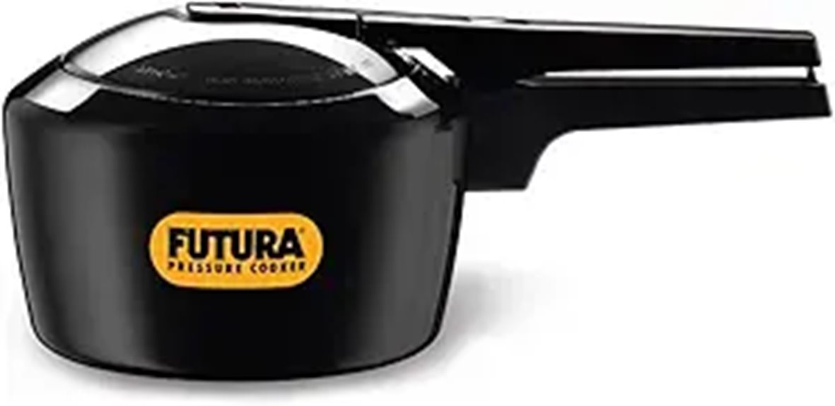 Hawkins Futura 2L Pressure Cooker Black