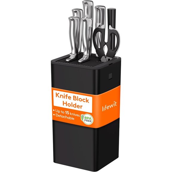 Lifewit Knife Block Without Knives Black