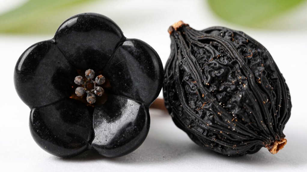 black stone flower dominates