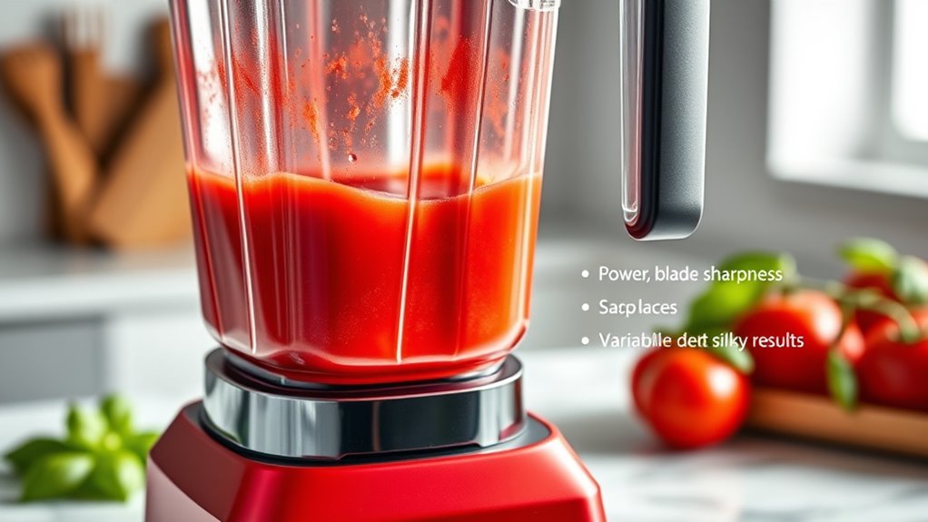 blending power and blade quality