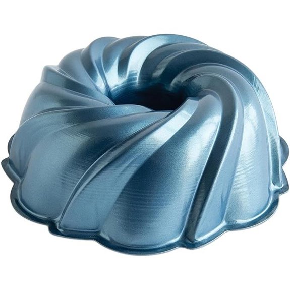 Nordic Ware Formed Swirl Bundt 10 Cup Twilight Blue