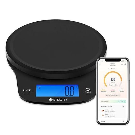 Etekcity Smart Food Kitchen Scale with Bluetooth