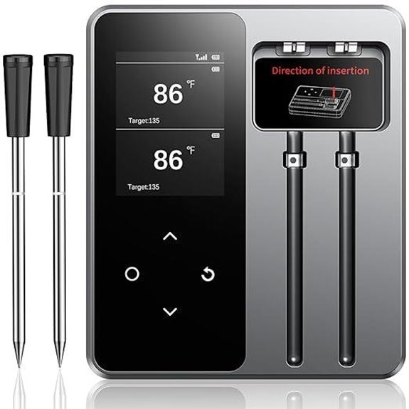 Wireless Meat Thermometer with App & Bluetooth