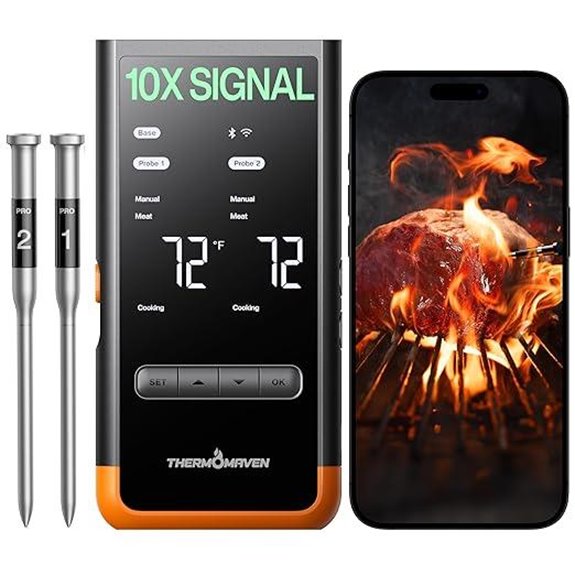 ThermoMaven Bluetooth Smart Meat Thermometer with Probes
