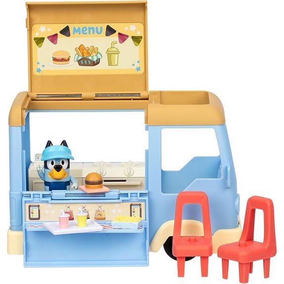 Bluey Let's Play Chef Food Truck Playset for Kids