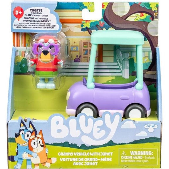 Bluey Granny Toddler Articulated Toy Car