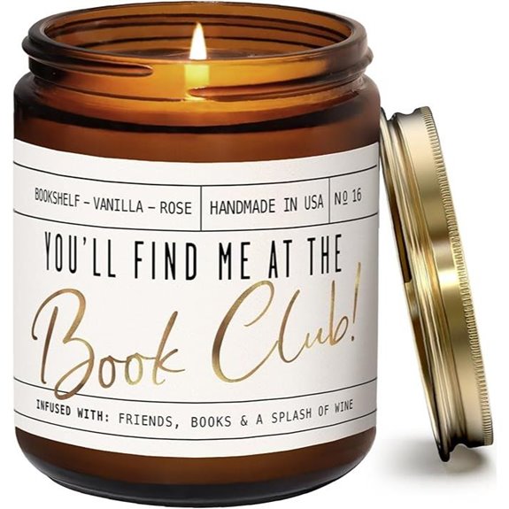 Book Lovers Candle – Reading Gift for Women