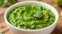 bright green chutney preservation