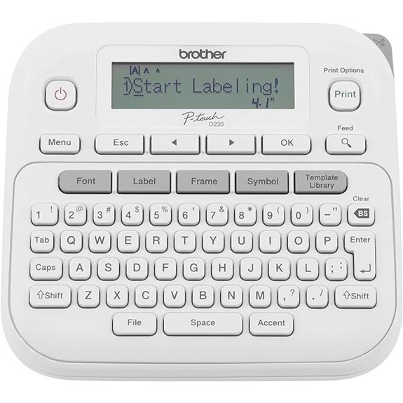 Brother P-Touch PTD220 Label Maker with TZe Tapes