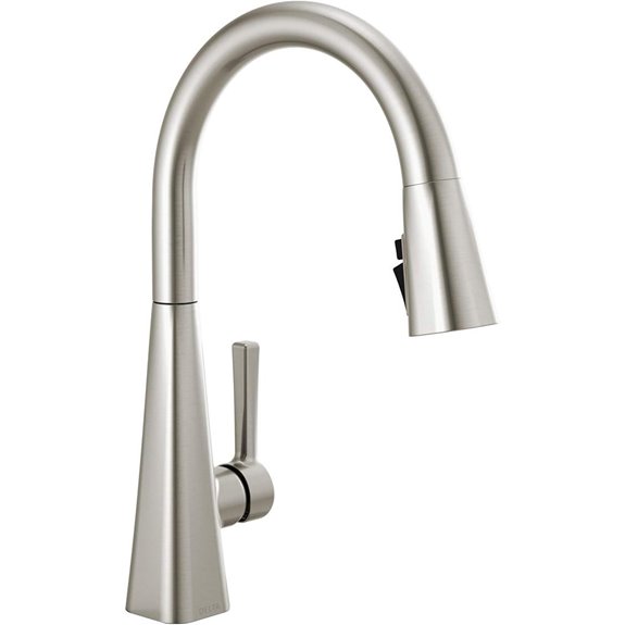 Delta Lenta Brushed Nickel Kitchen Faucet
