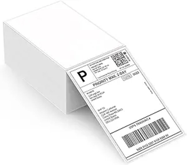 MUNBYN 500 Pack 4x6 Thermal Shipping Labels