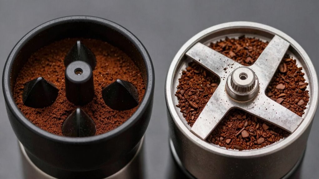 burr grinders ensure uniformity