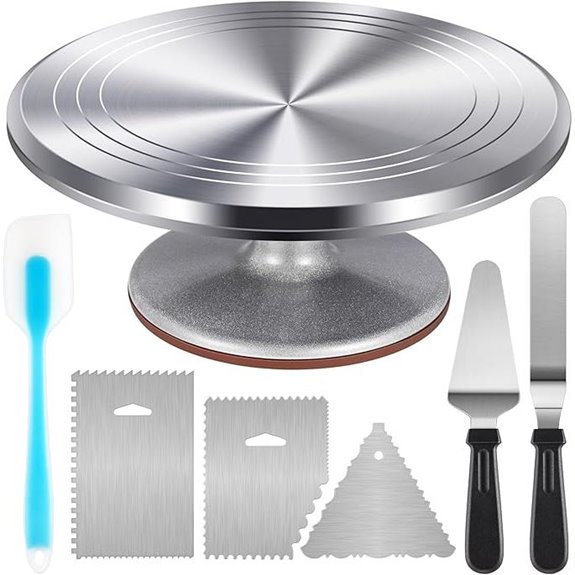 Kootek 12 Cake Turntable & Decorating Kit