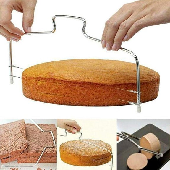 Cake Leveler Wire Slicer for Layered Cakes