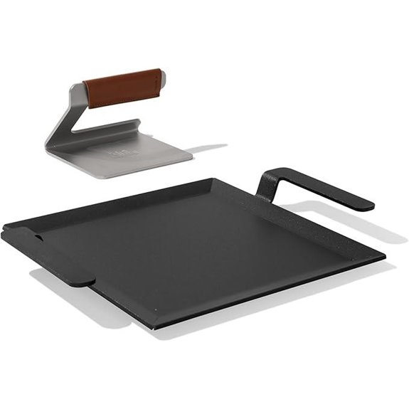 Made In Carbon Steel Half Griddle & Grill Press