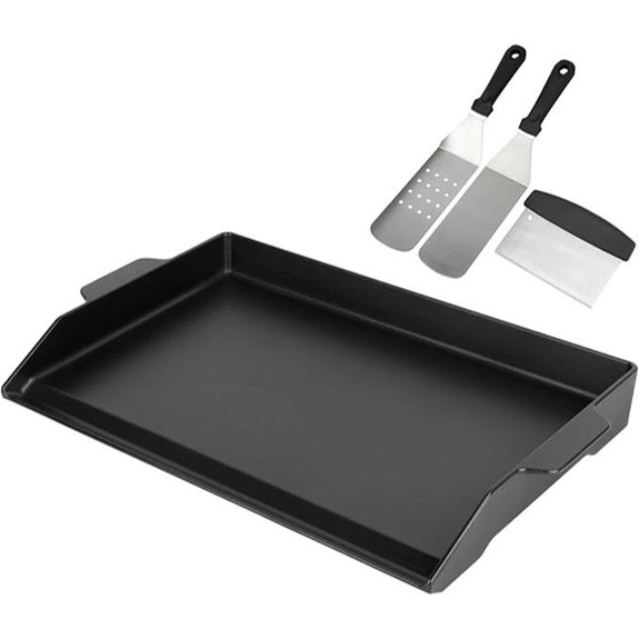 BBQ Future Cast Iron Griddle with Spatula Set