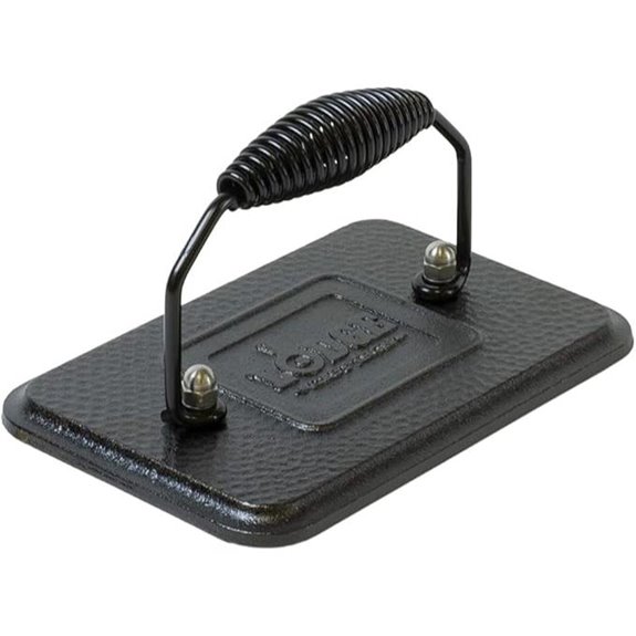 Lodge Cast Iron Grill Press with Cool-Grip Handle