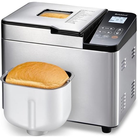 Ceramic Bread Maker with 19 Menus and Custom Settings