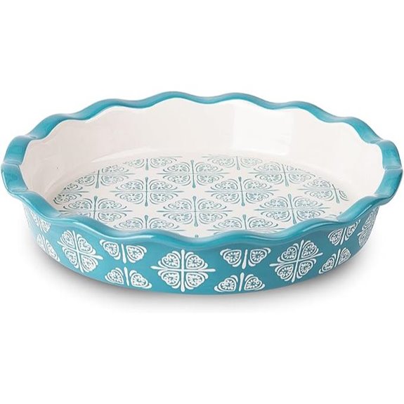 Wisenvoy Ceramic Deep Dish Pie Pan