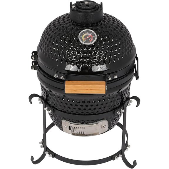 13 Ceramic Kamado Charcoal Grill with Ash Tool