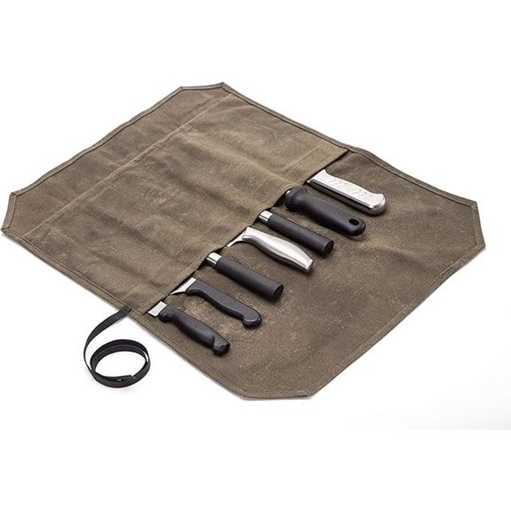 HERSENT Chef’s Knife Roll Case with Multiple Pouches