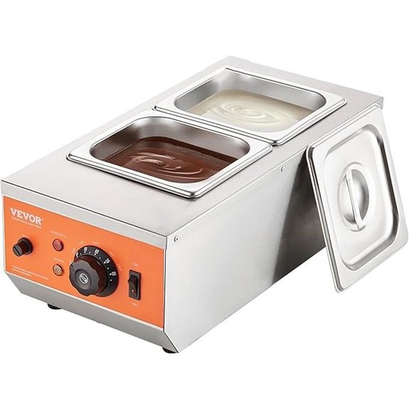 VEVOR Chocolate Tempering Machine 9 Lbs 2 Tanks