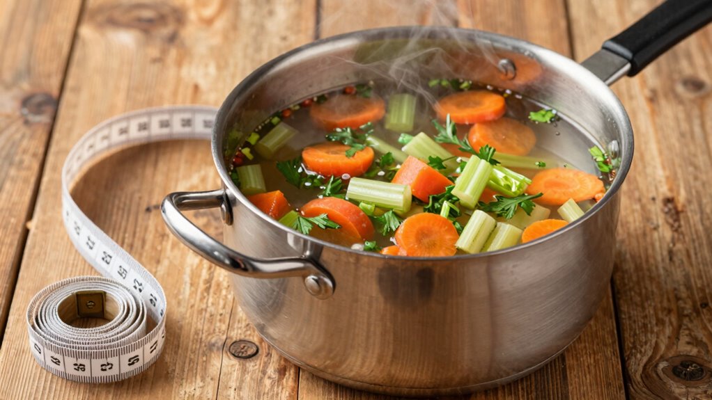 choose appropriate stockpot size