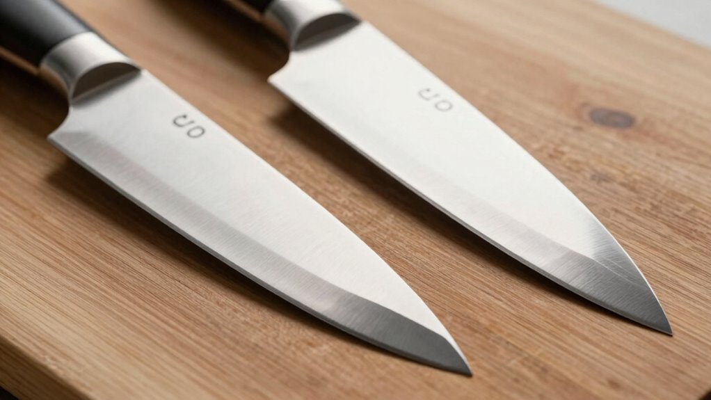 choose knife angle accordingly