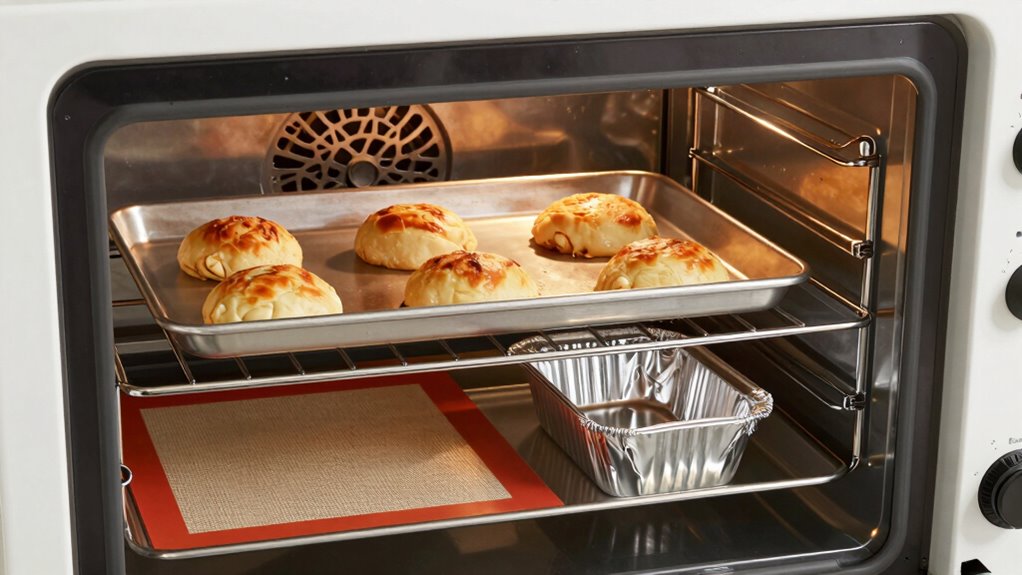 choose proper bakeware placement