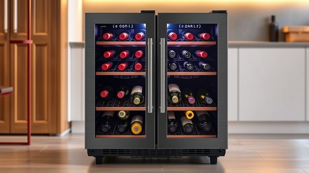 choosing affordable dual zone wine fridges