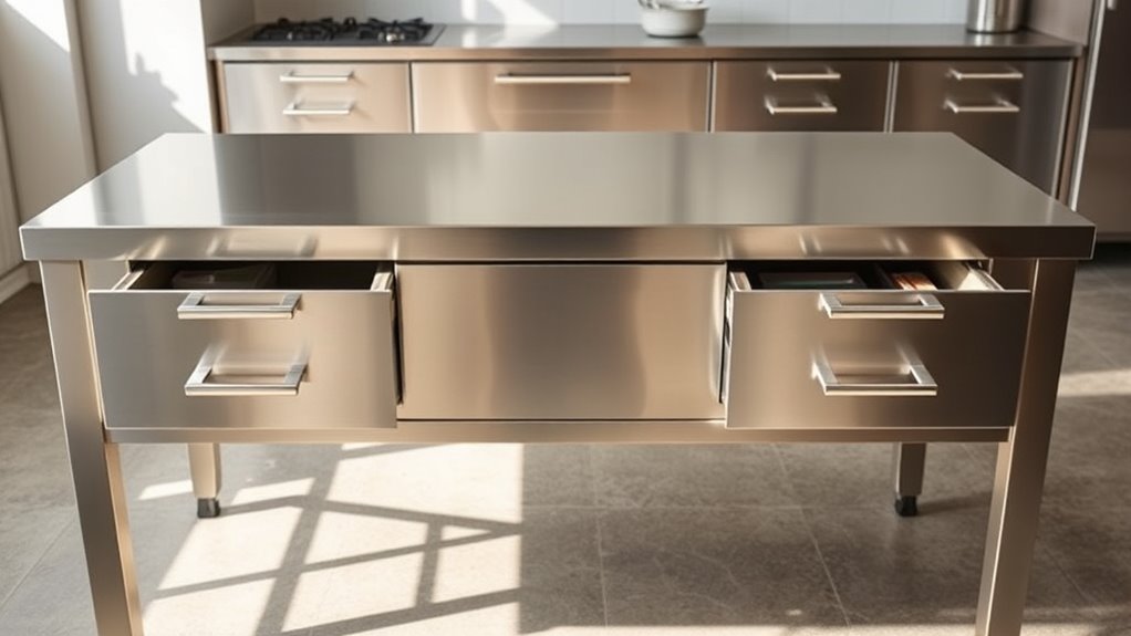 choosing durable spacious prep table