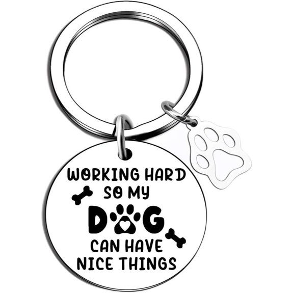 Christmas Dog Mom Gifts Keychain for Women
