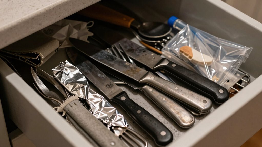 clutter causes blade dulling