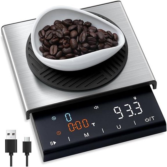 Coffee Scale with Timer and LED Display