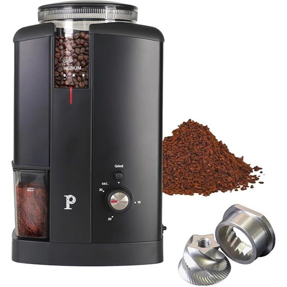 PALICO Coffee Grinder with Conical Burrs