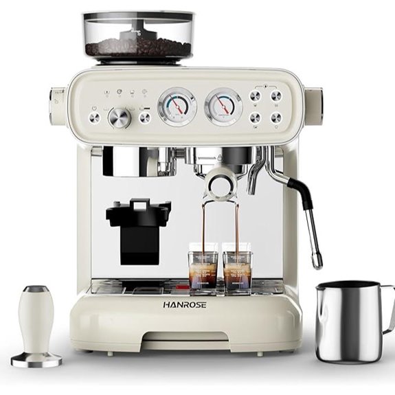 Espresso Machine with Grinder and Milk Frother