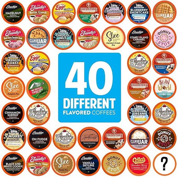 Two Rivers Flavored Coffee Pods for Keurig (40 Count)