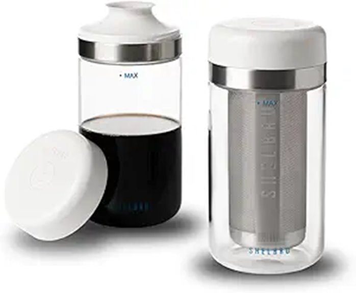 Cold Brew Coffee Maker Set with Filter and Carafe