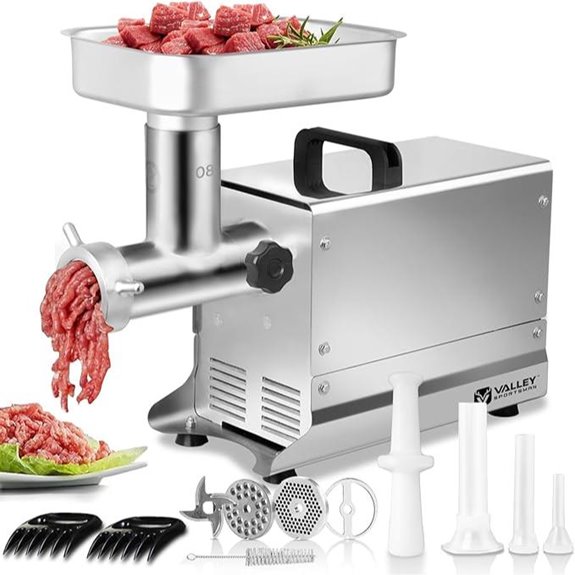 Commercial Electric Meat Grinder 0.5 HP 350 lbs/hr