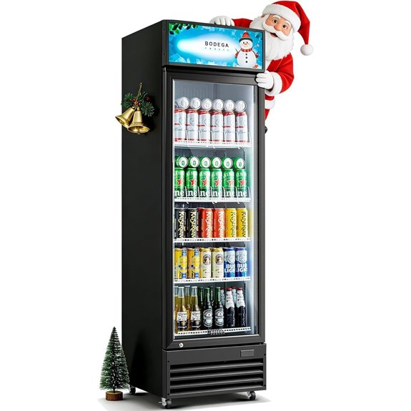 BODEGACOOLER 12.5 Cu. Ft Commercial Beverage Refrigerator