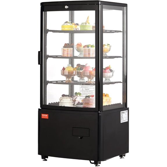 Vevor Commercial Cake Display Refrigerator with LED