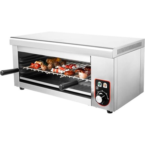 Commercial Countertop Salamander Broiler with Cheese Melter